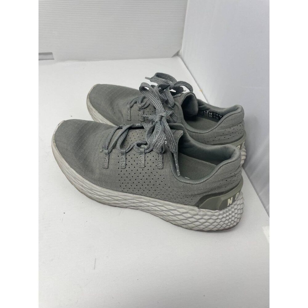 Nobull Womens Ripstop Runner Shoes Size 5 Gray Athletic Trainer Gym Sneakers - Picture 3 of 5